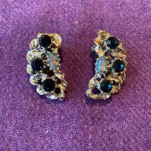 Glamorous clip-on earrings